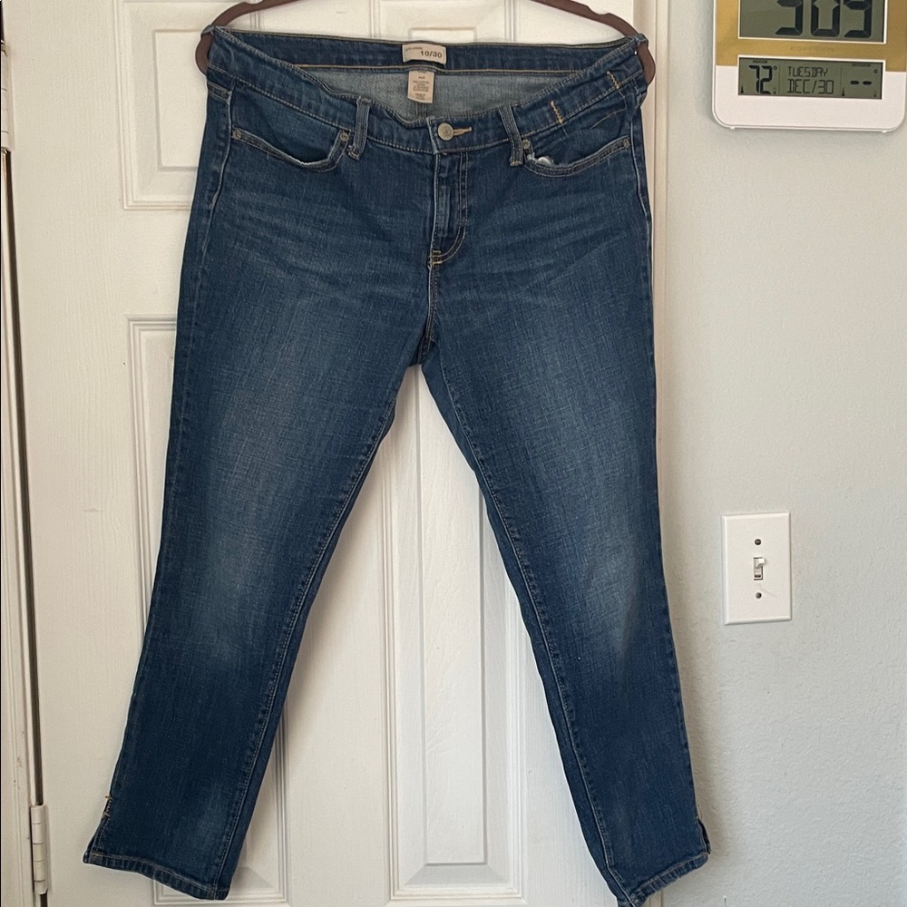 GAP Women's Dark Blue Ankle Jeans